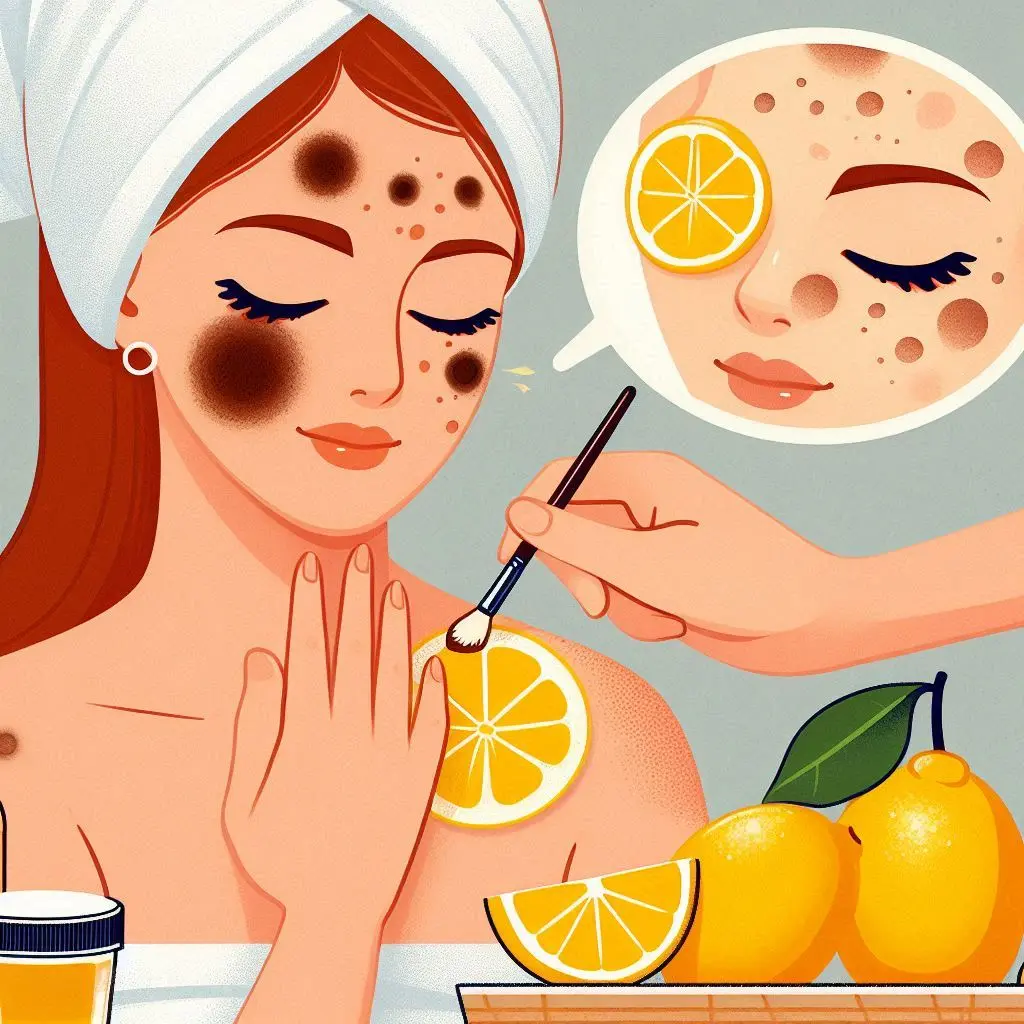 Using Lemon Juice to remove dark spots